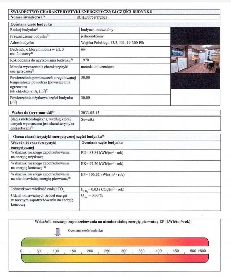 Promenada Room Ełk Eksteriør bilde